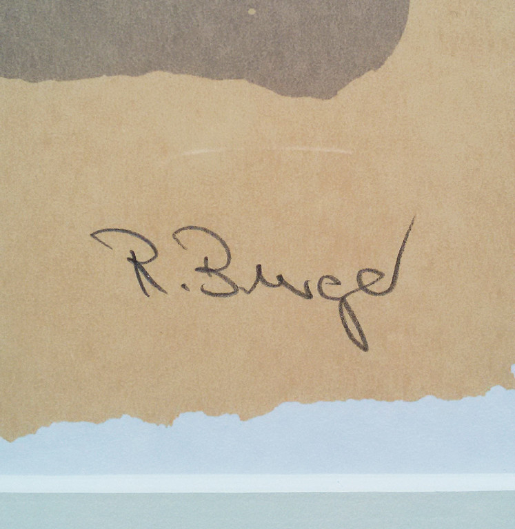 Tapies-achtige voorstelling, gemengde techniek (ingelijst) kopen? Bied vanaf 1!