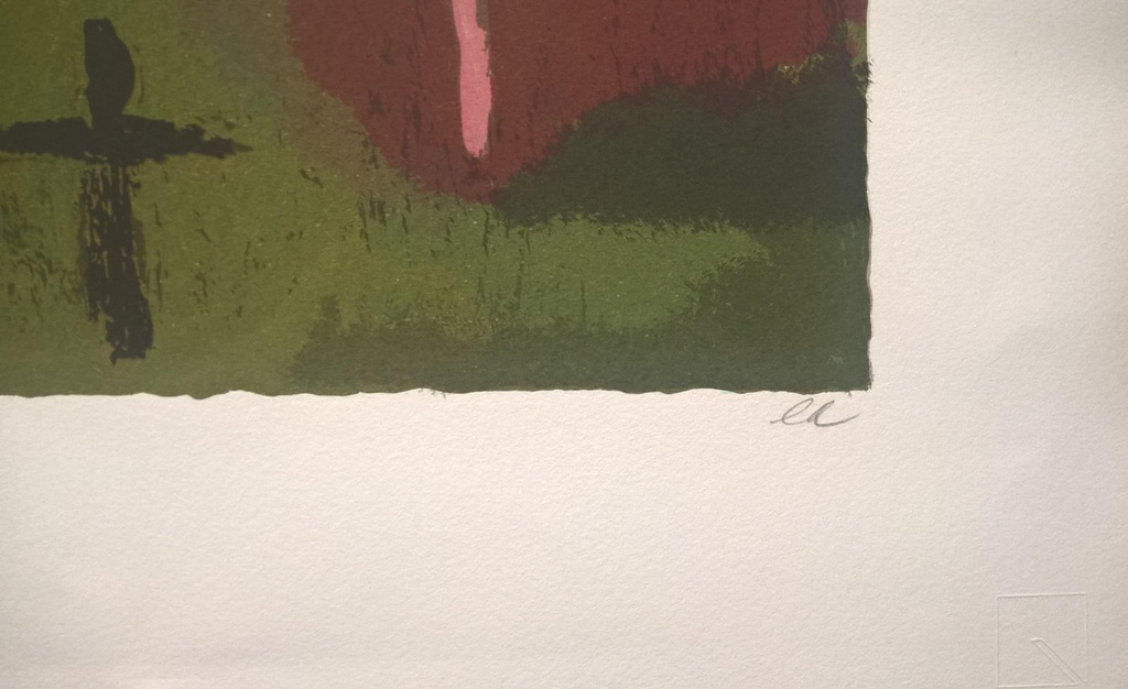 Toon Hermans - gesigneerde zeefdruk - Kerkje  kopen? Bied vanaf 300!