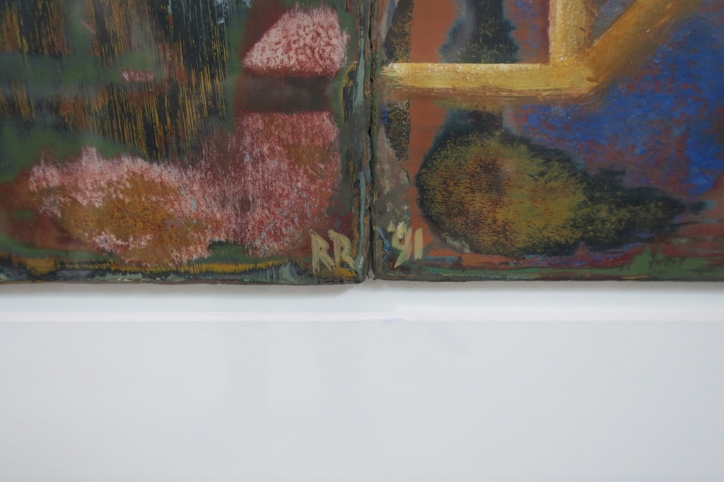 Rene Reynders: Olie op paneel, Zonder titel - Ingelijst kopen? Bied vanaf 50!