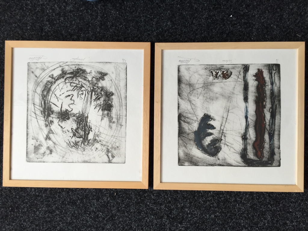 2 x AD ARMA 1 x ets 1 x kleuren ets Selene verkocht voor € 50!