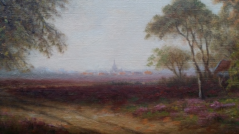 Thomas van Wissen/Wislen. Olieverf. Bosgezicht.  kopen? Bied vanaf 125!