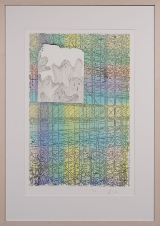 Helen Frik: Litho, Spookjes - Ingelijst kopen? Bied vanaf 1!