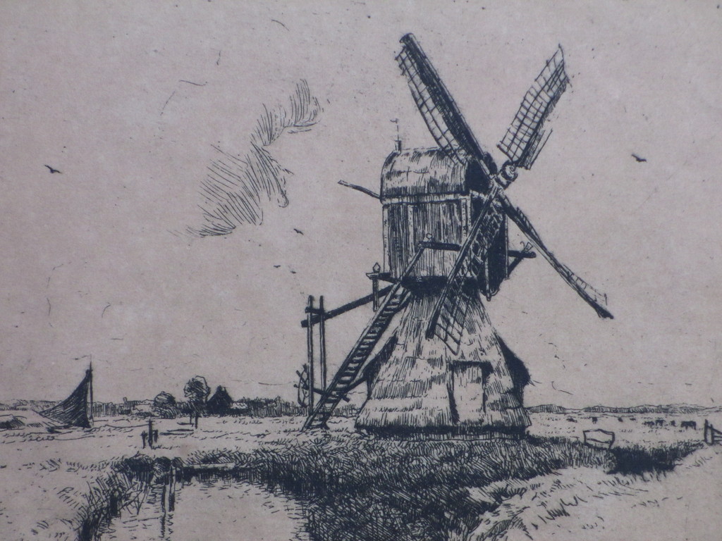 Martin van Waning, Molen te Oostvoorne, Ets kopen? Bied vanaf 1!