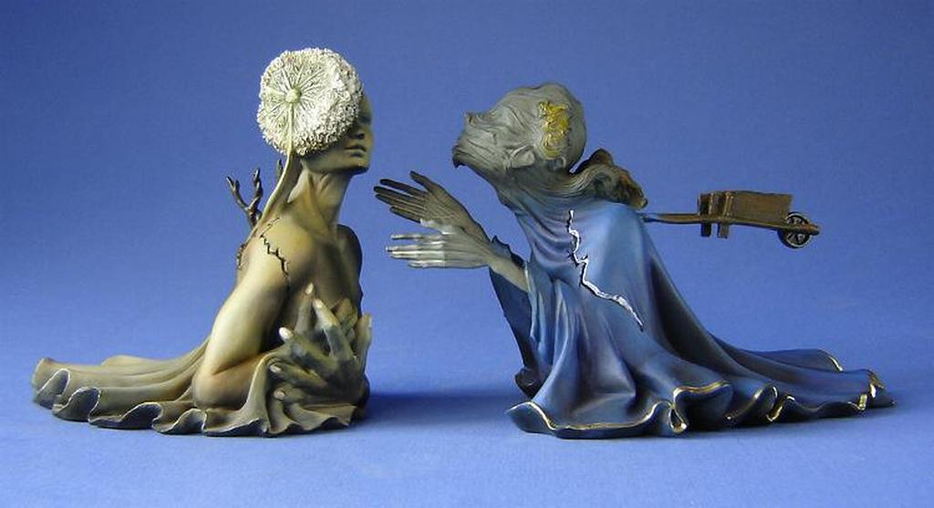SALVADOR DALI, 3D-sculpture: Tristan en Isolde kopen? Bied vanaf 59!