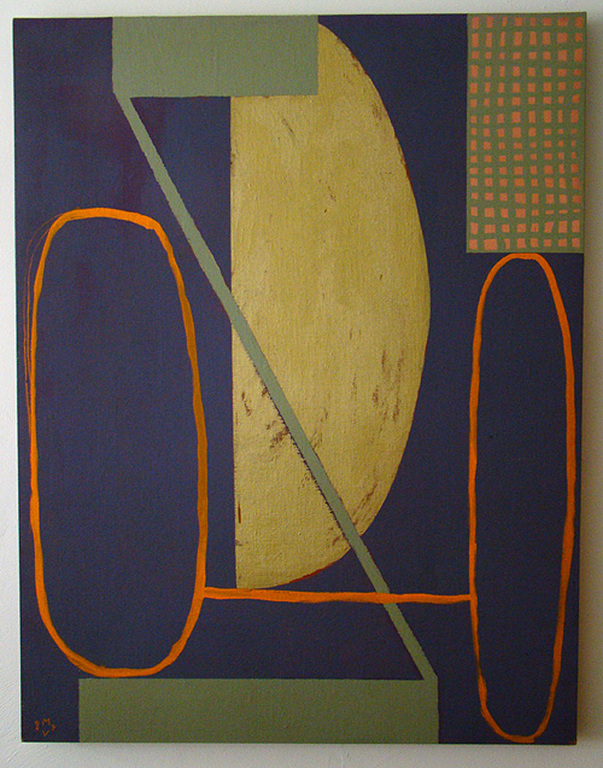 Marc Volger - ' Observatorium '.  Schilderij 1987 verkocht voor € 160!