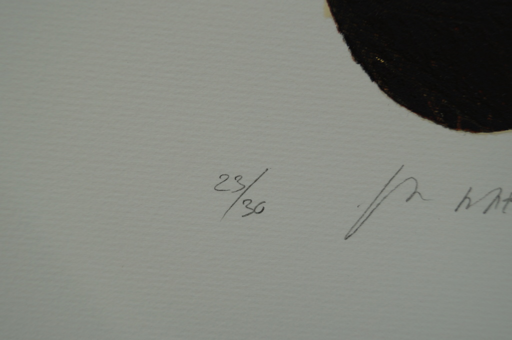 Jan Naezer - gesigneerde etscollage met bladgoud - 30 ex. kopen? Bied vanaf 15!