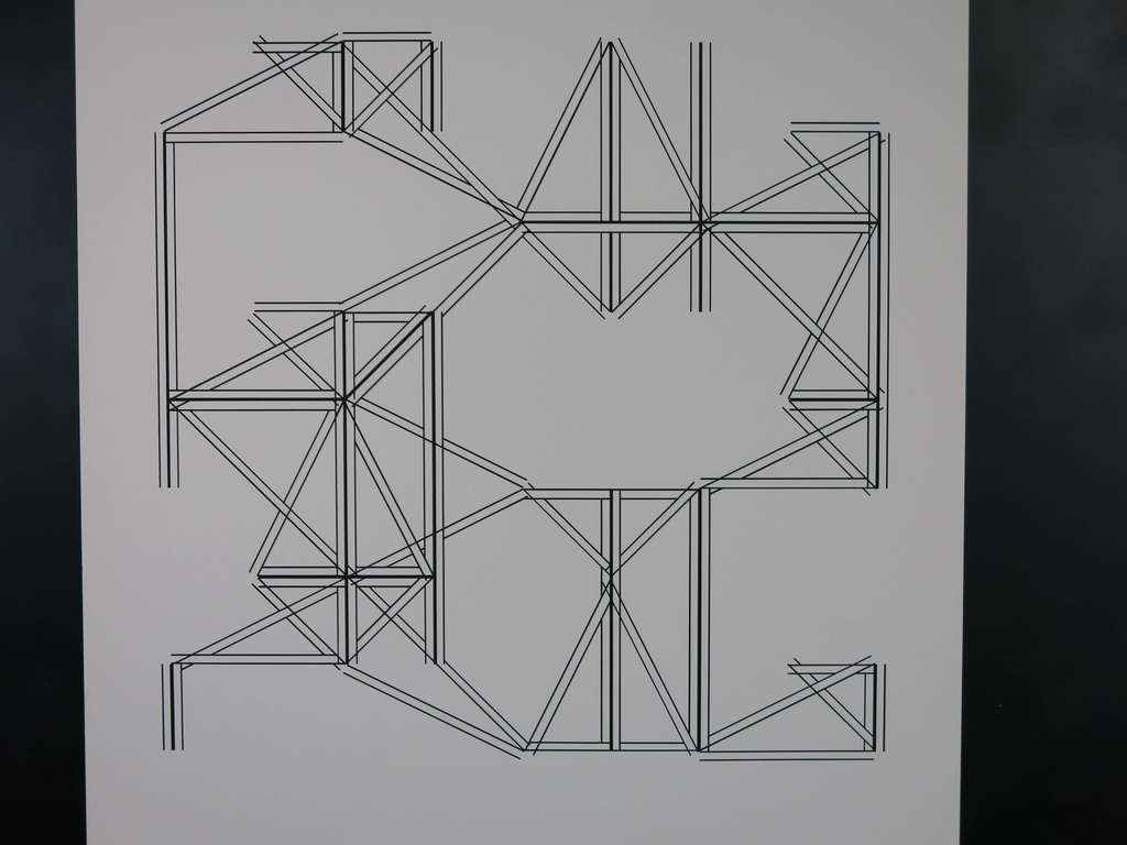 Kenneth Martin: Zeefdruk, Lijnen Constructie kopen? Bied vanaf 50!