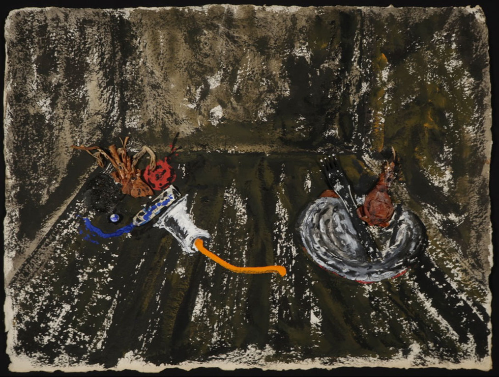 Horacio Cordero: Gouache en Assemblage, Stilleven kopen? Bied vanaf 100!