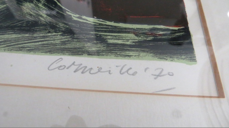 Zeldzame zeefdruk van Corneille 1970: Le Passage de l'oiseau kopen? Bied vanaf 250!