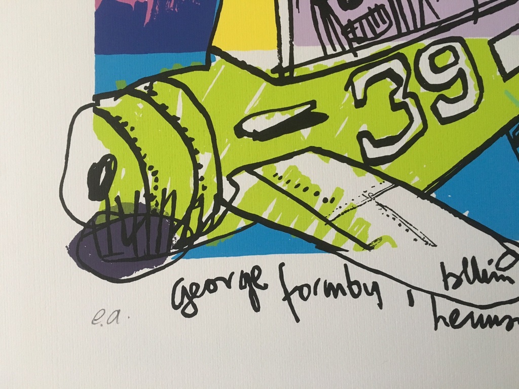 Originele zeefdruk van Herman Brood - Biggles Buck. Met het HBM certificaat. kopen? Bied vanaf 150!