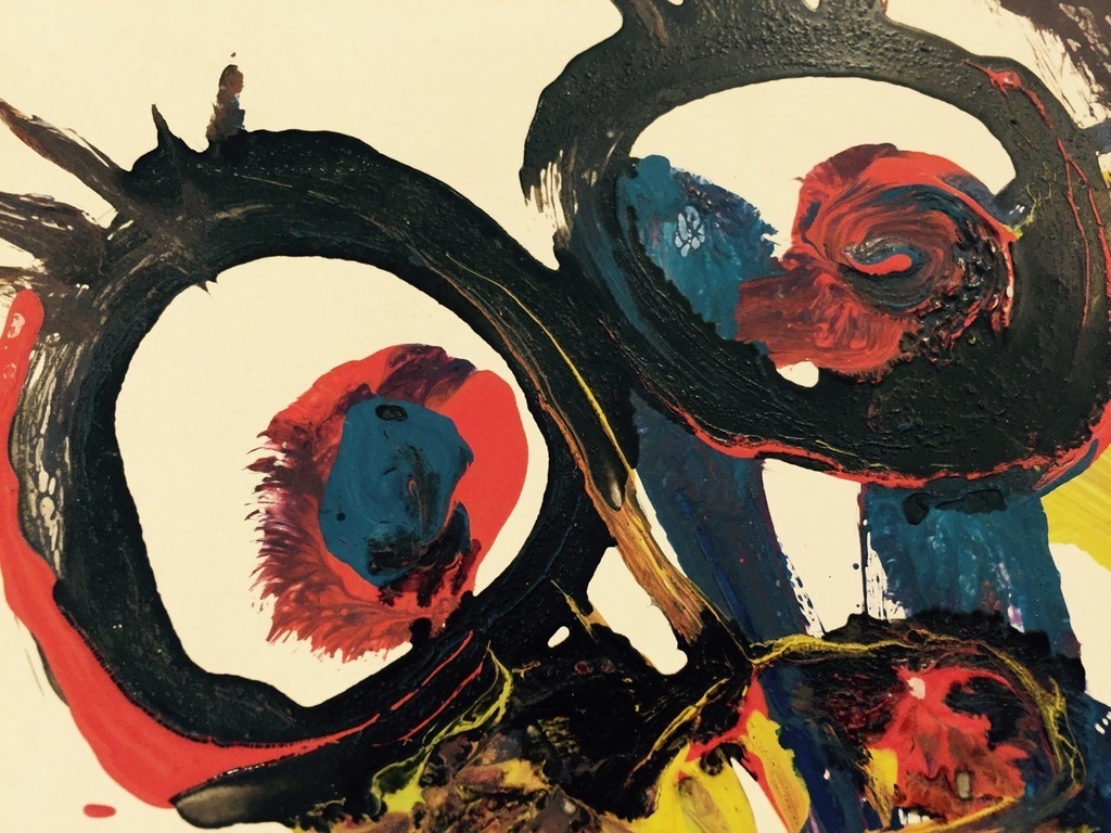 Jan te Wierik, Gemengde techniek op papier. kopen? Bied vanaf 500!