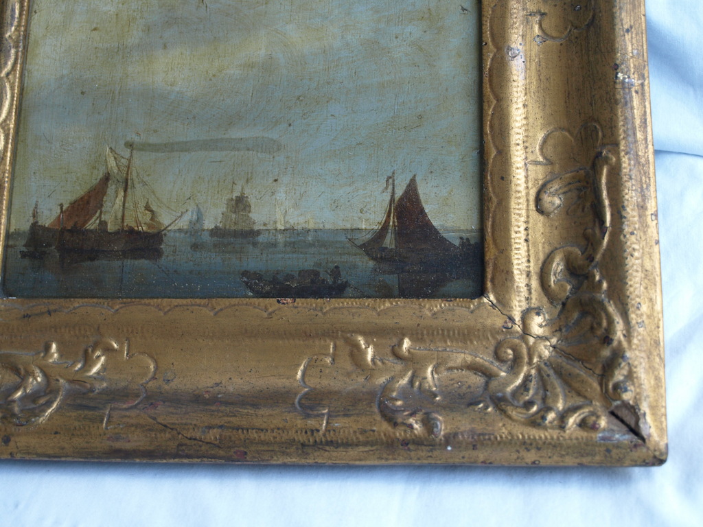 Willem Carl Tengeler : Olieverf op paneel, Vissersboten, Ingelijst - 1826  kopen? Bied vanaf 50!