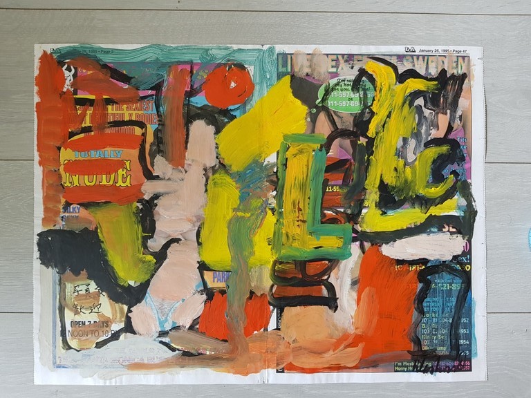 Peter Klashorst - Kleurrijke voorstelling kopen? Bied vanaf 1!