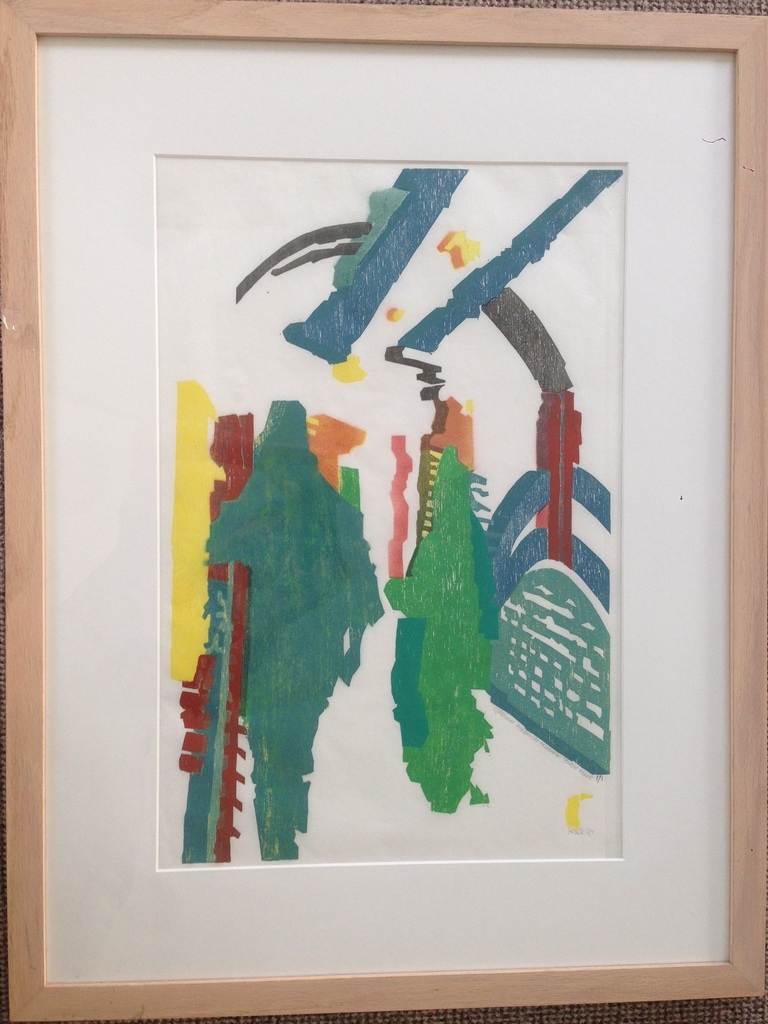 Peter Wortel: houtsnede/airbrush, Rush Hour kopen? Bied vanaf 50!