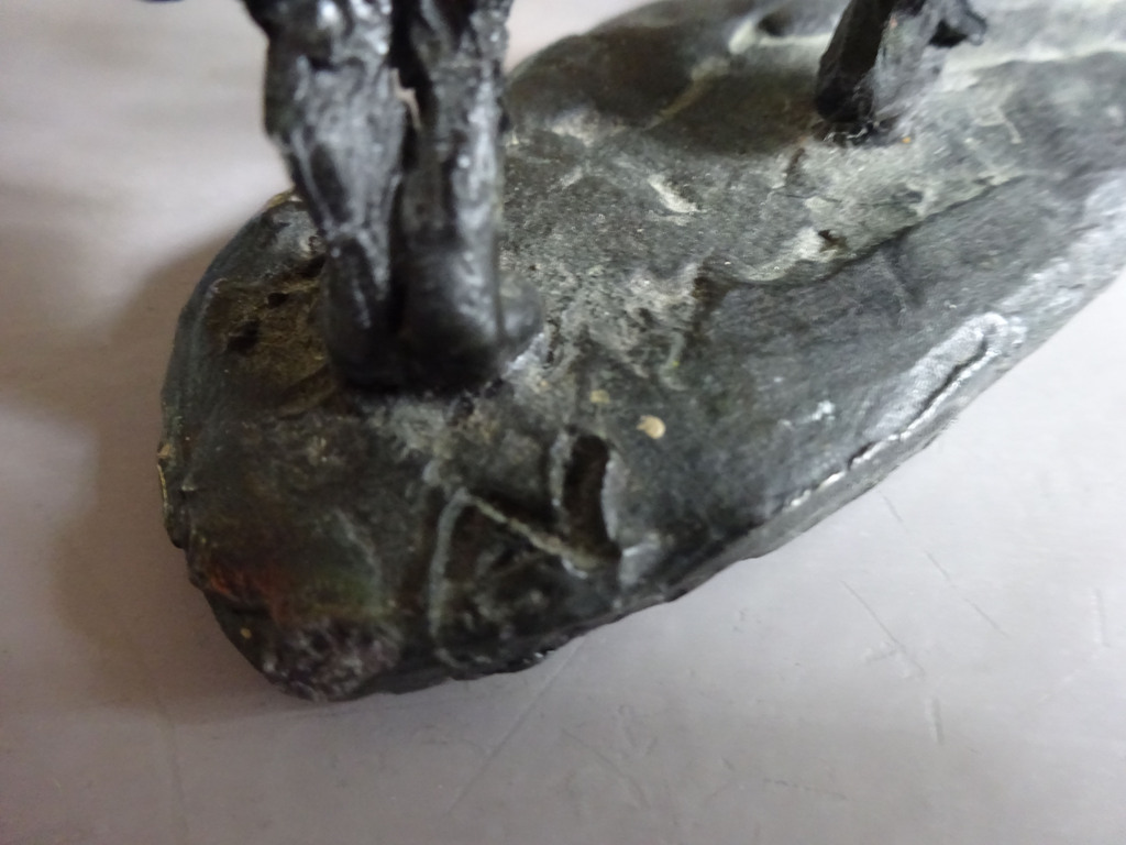 Astrid Veldhyzen- bronzen beeld- 5 spelende kinderen op een rij kopen? Bied vanaf 45!