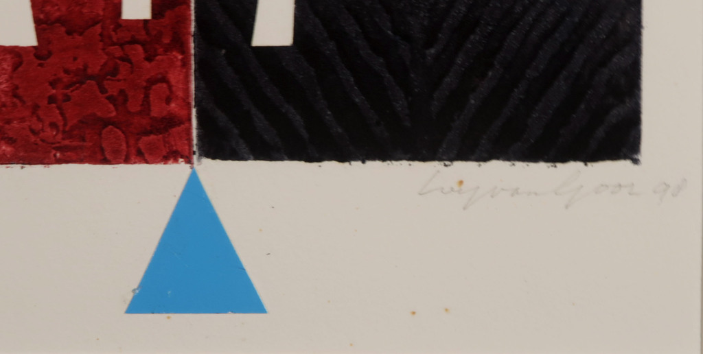 Loes van Goor: Ets en Collage, Z.T. kopen? Bied vanaf 1!