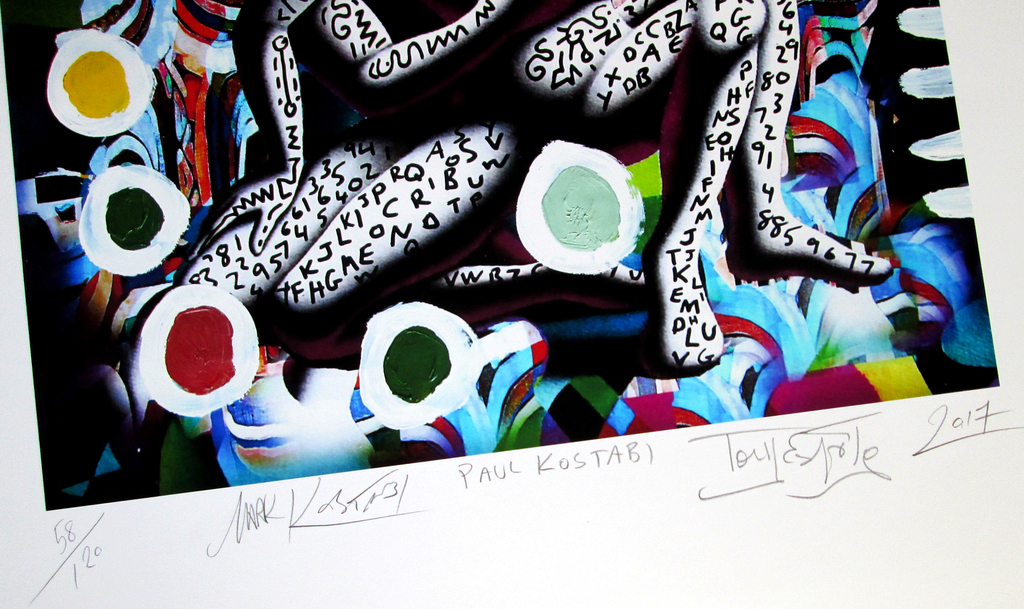 Kostabi, Mark - Kostabi, Paul - Esposito, Tony - Embracing the Future - handsign kopen? Bied vanaf 149!