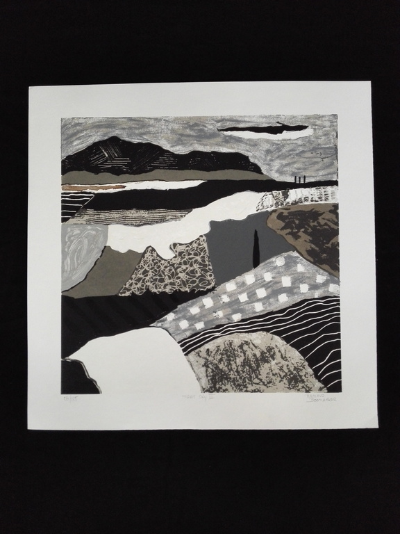 Ronald Boonacker, zeefdruk op papier, Titel: night sky III kopen? Bied vanaf 30!