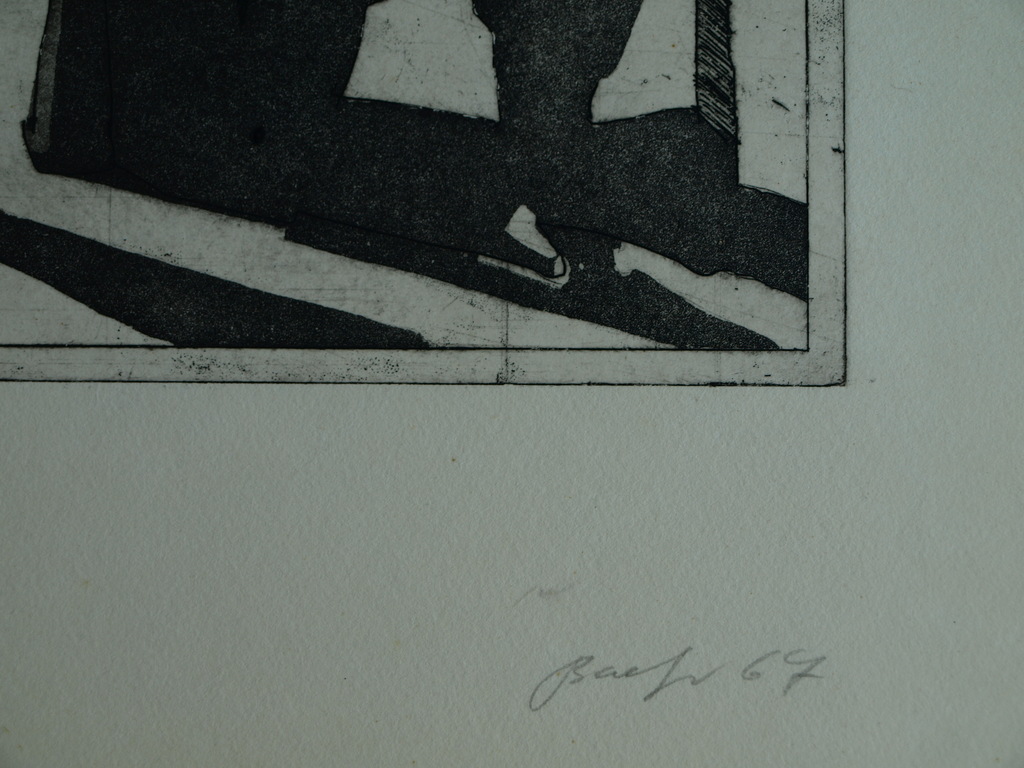 Onduidelijke signatuur : Ets en aquatint , Stalin, Roosevelt en Churchill  kopen? Bied vanaf 1!