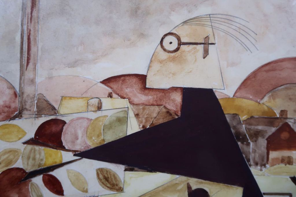 Herman Lievers: Krijt en Aquarel, Zelfportret - Ingelijst kopen? Bied vanaf 1!