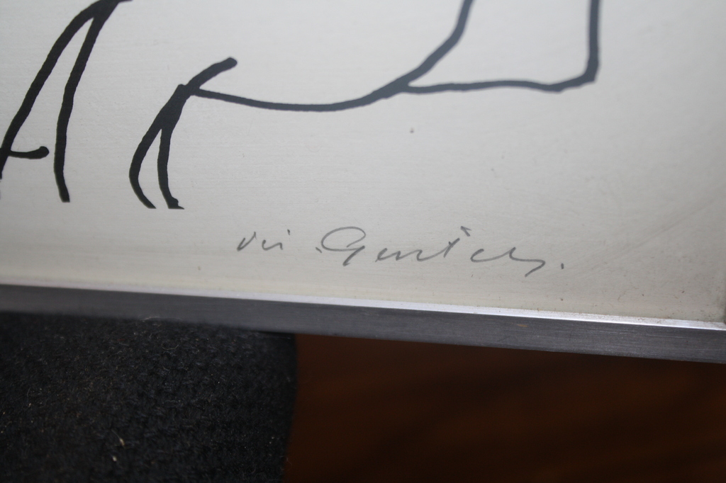 LITHO FIGUREN  - VIS GURTEN????? ONDUIDELIJK GESIGNEERD kopen? Bied vanaf 1!