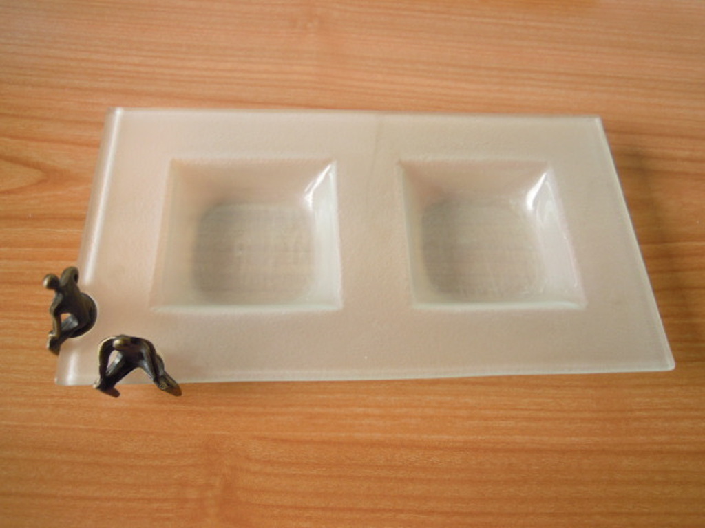 Glazen schaal voor kaarsen van CORRIE AMMERLAAN - 24,5 X 13,5 CM. kopen? Bied vanaf 15!