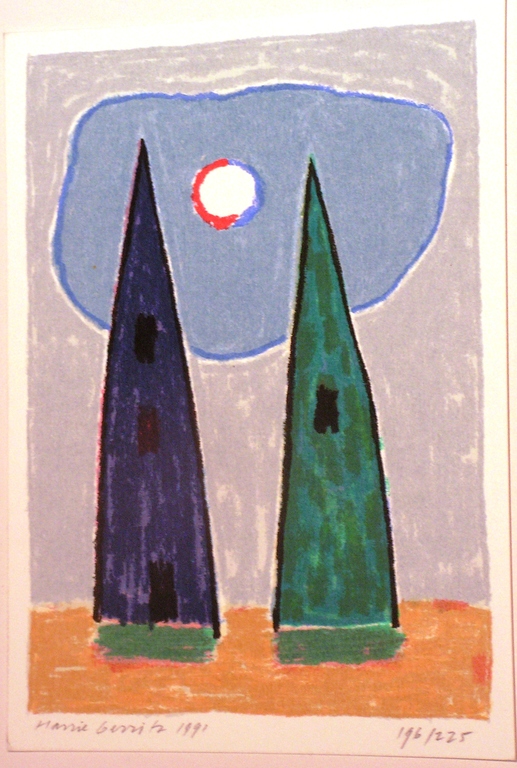 Harrie Gerritz - gesigneerde zeefdruk - 1991 verkocht voor € 68!