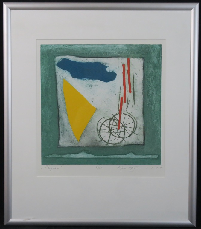 Hans Heijman: Ets, Ploegvorm - Ingelijst kopen? Bied vanaf 1!