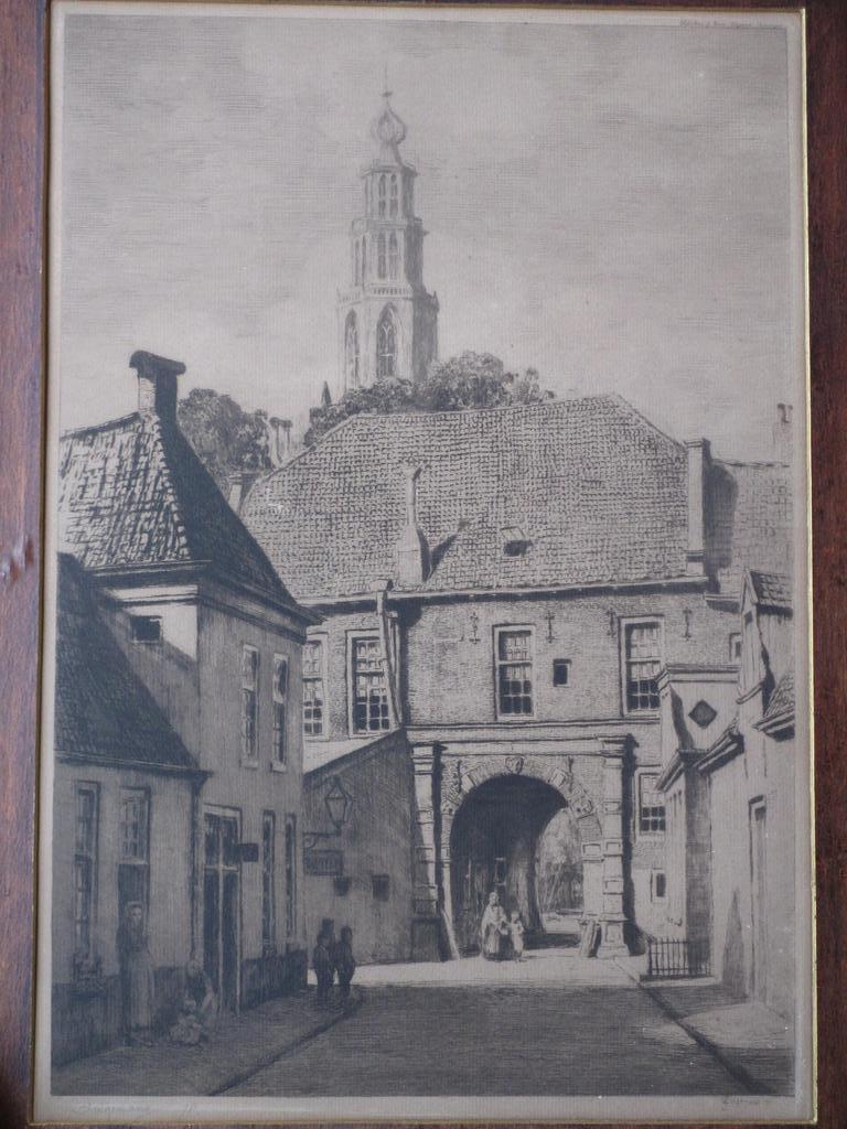 Waalko Jans Dingemans, Groningen, Ets 1911 verkocht voor € 35!
