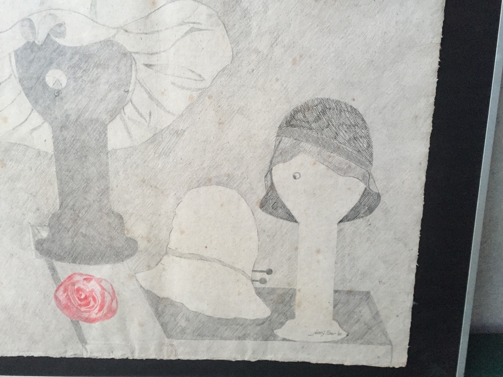 Jenny Fleur - Potlood, pastel, conté 1985 - Vormenspel 3 kopen? Bied vanaf 1!