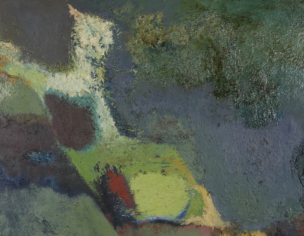 Ab Jongmans: Olieverf op board, Abstract - Ingelijst (Zeer groot) kopen? Bied vanaf 1!