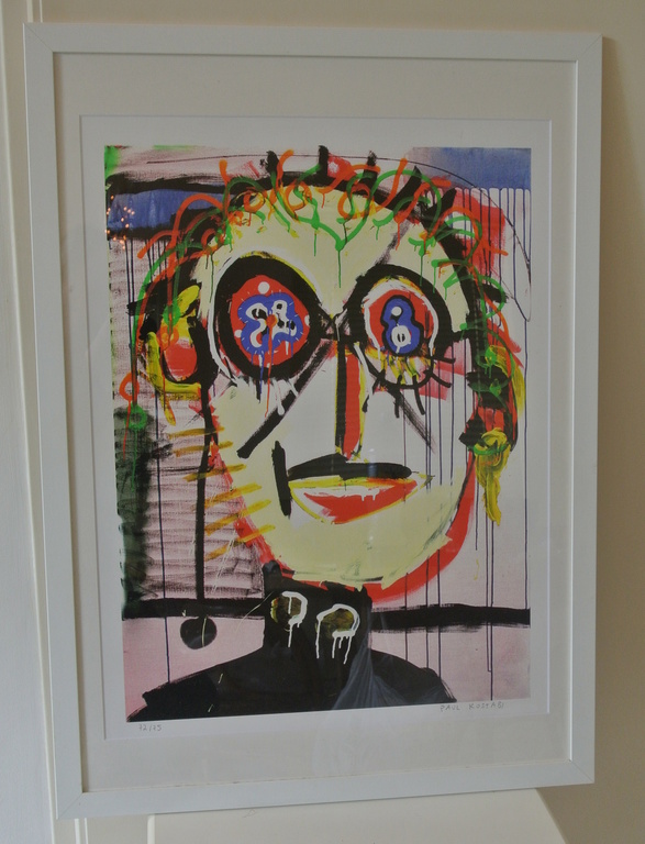 Paul Kostabi. -8 Ball Nation- Giclee Handgesigneerd. 2012. Mooi ingelijst. verkocht voor € 109!