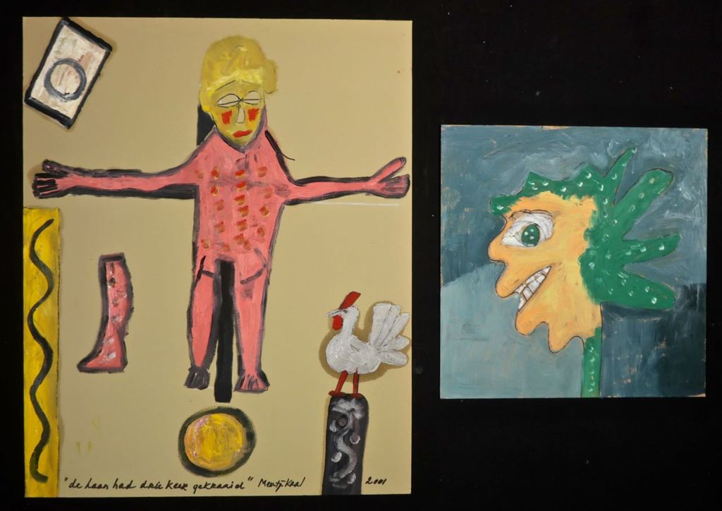 Lot met 2x olieverf werken van Meertje Kaal kopen? Bied vanaf 1!