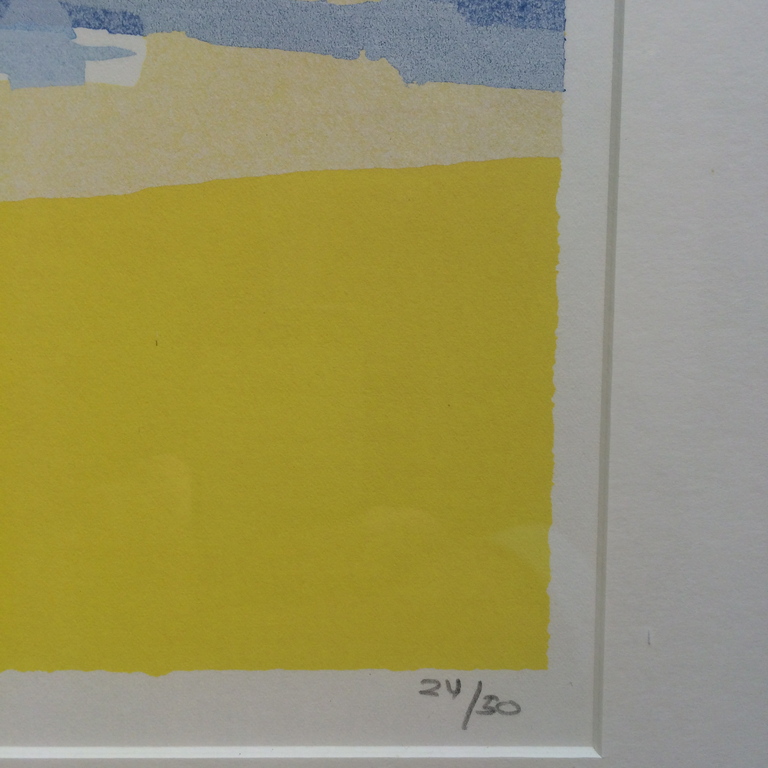 Gerard 't Hart, zeefdruk met lijst,  kopen? Bied vanaf 30!