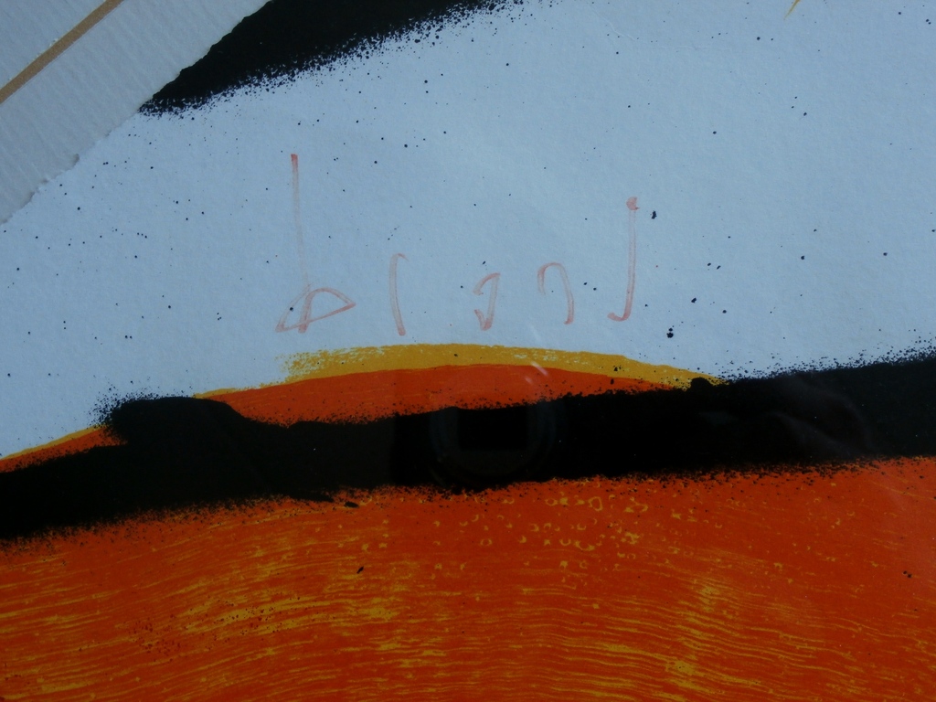 Herman Brood - grote ingelijste zeefdruk: Golfer - 1998 kopen? Bied vanaf 495!