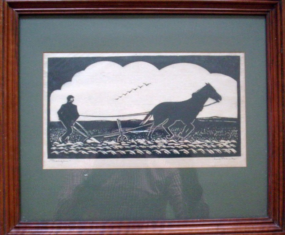 Leo Frank.Houtsnede kopen? Bied vanaf 40!