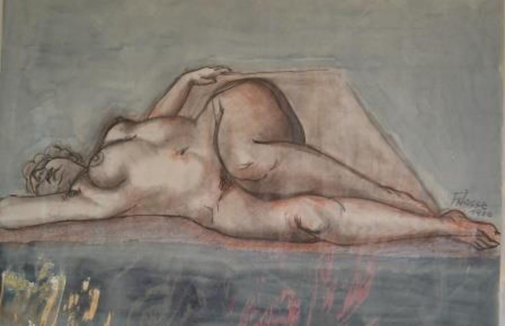 Xavier Josse, liggend naakt ca. 65 x50 pastel/krijt op papier  kopen? Bied vanaf 40!