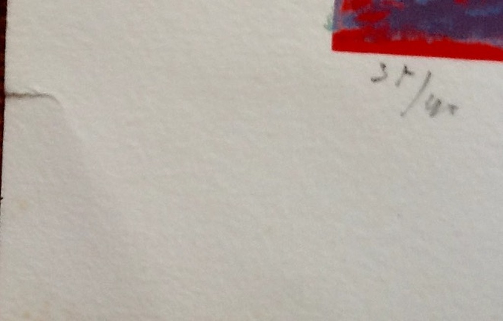 Jan Commandeur, zeefdruk, gesigneerd, opl.58/100 LAATSTE KANS,! kopen? Bied vanaf 40!