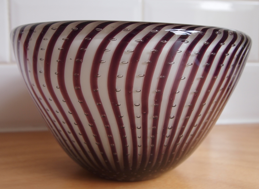 Rosenthal - Dubbelwandige glazen schaal uit de serie "Dewdrop" kopen? Bied vanaf 55!