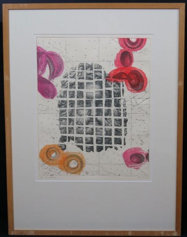 Harald Vlugt: Ets, Pick up his pieces -Ingelijst verkocht voor € 35!