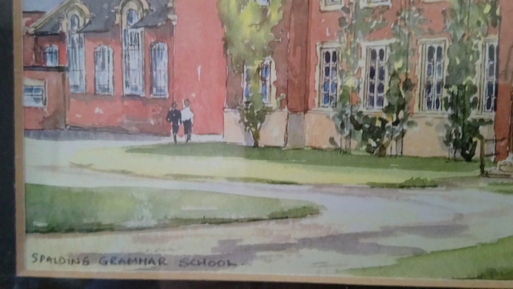 SARIA BRAMMA; aquarel; SPALDING GRAMMAR SCHOOL kopen? Bied vanaf 1!