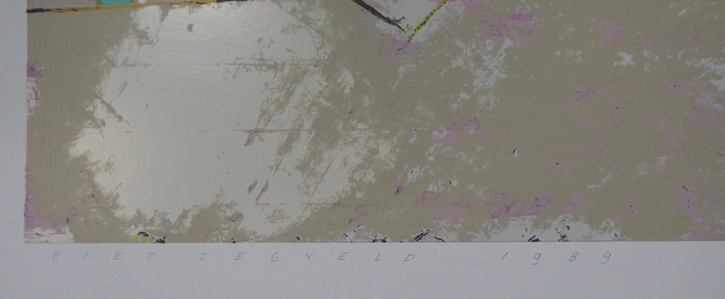 Piet Zegveld: Zeefdruk, Zonder titel kopen? Bied vanaf 1!