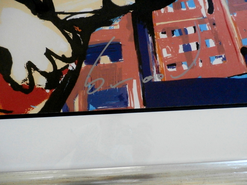 Herman Brood - ingelijste grote zeefdruk: Going to the city - in nieuwe lijst! kopen? Bied vanaf 425!
