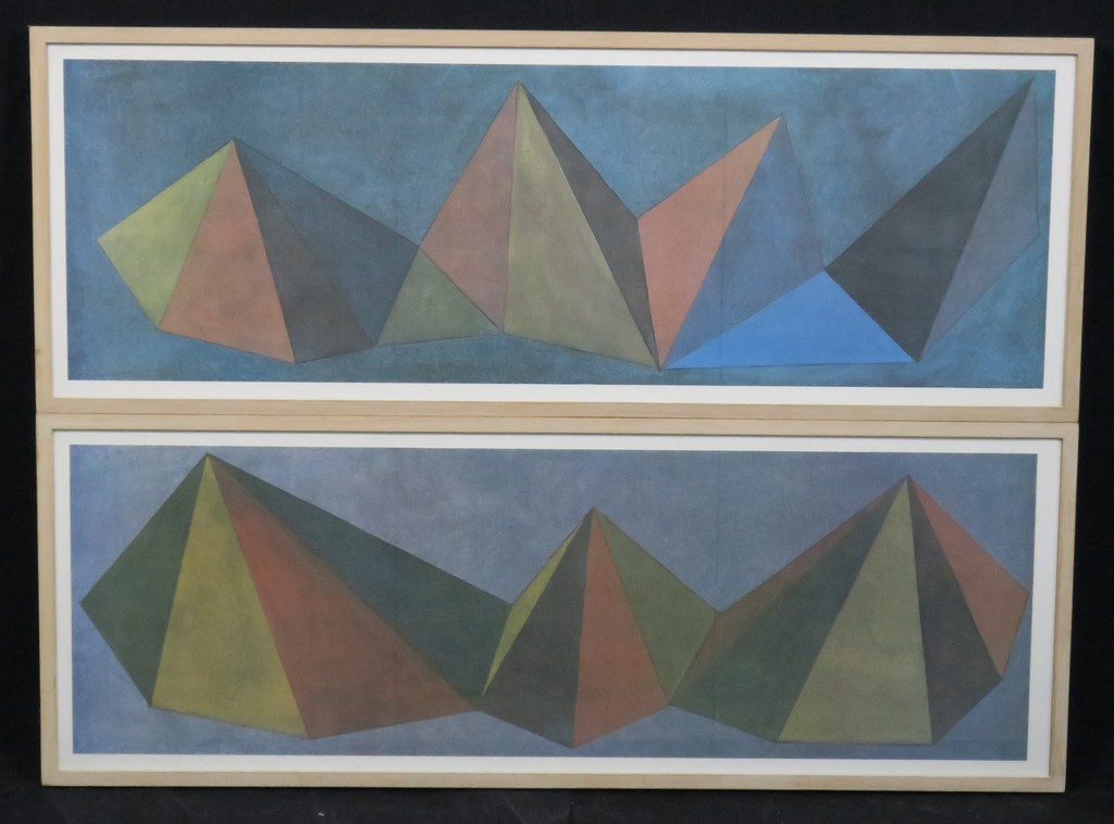 Sol LeWitt: Serie van 10 litho's, Piramidi - Ingelijst kopen? Bied vanaf 2000!
