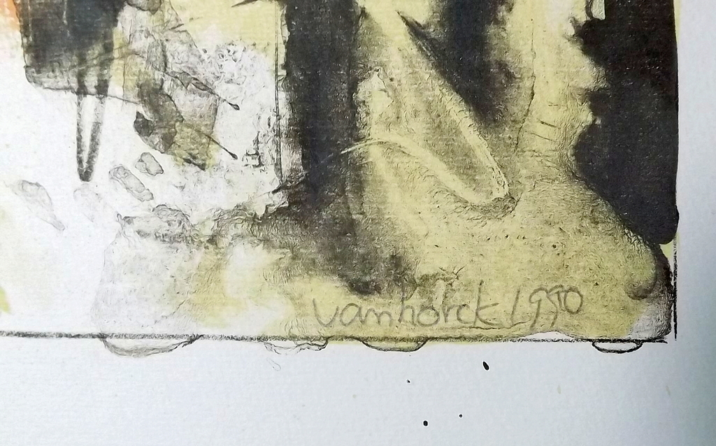 Hans Vanhorck - gesigneerde zeefdruk uit 1990 kopen? Bied vanaf 1!