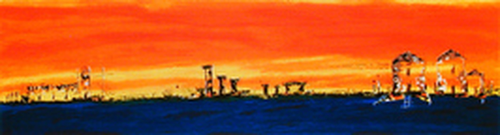 Henk Kuijpers, zeefdruk op papier, Titel kopen? Bied vanaf 35!