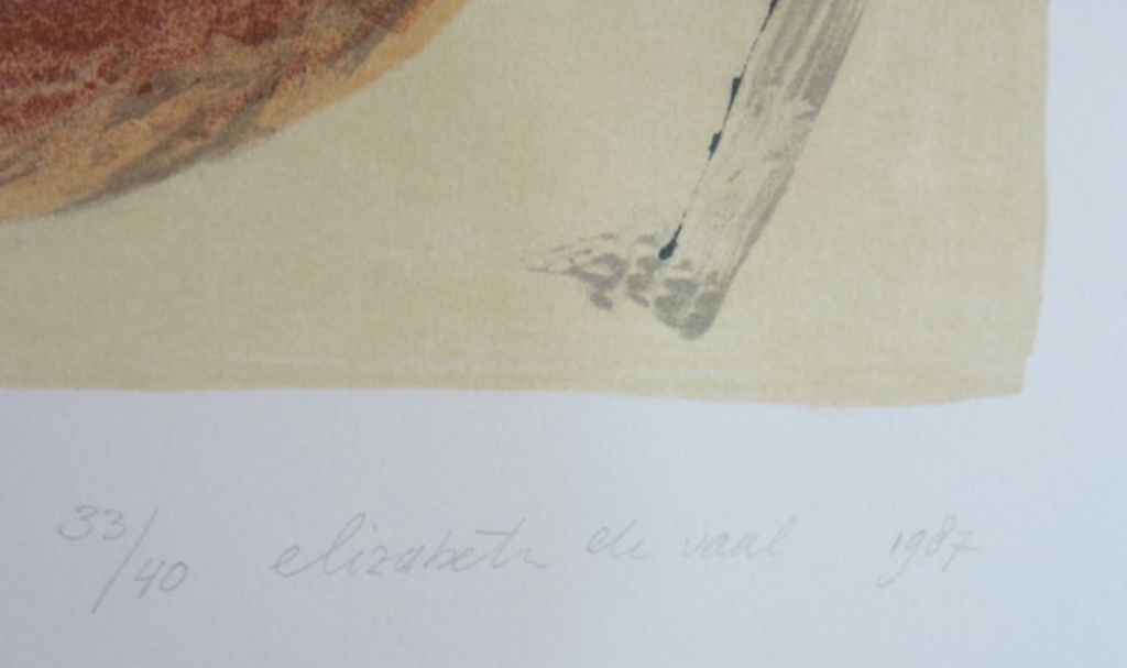 Elizabeth de Vaal: Litho, Kleine Gevoeligheden kopen? Bied vanaf 1!