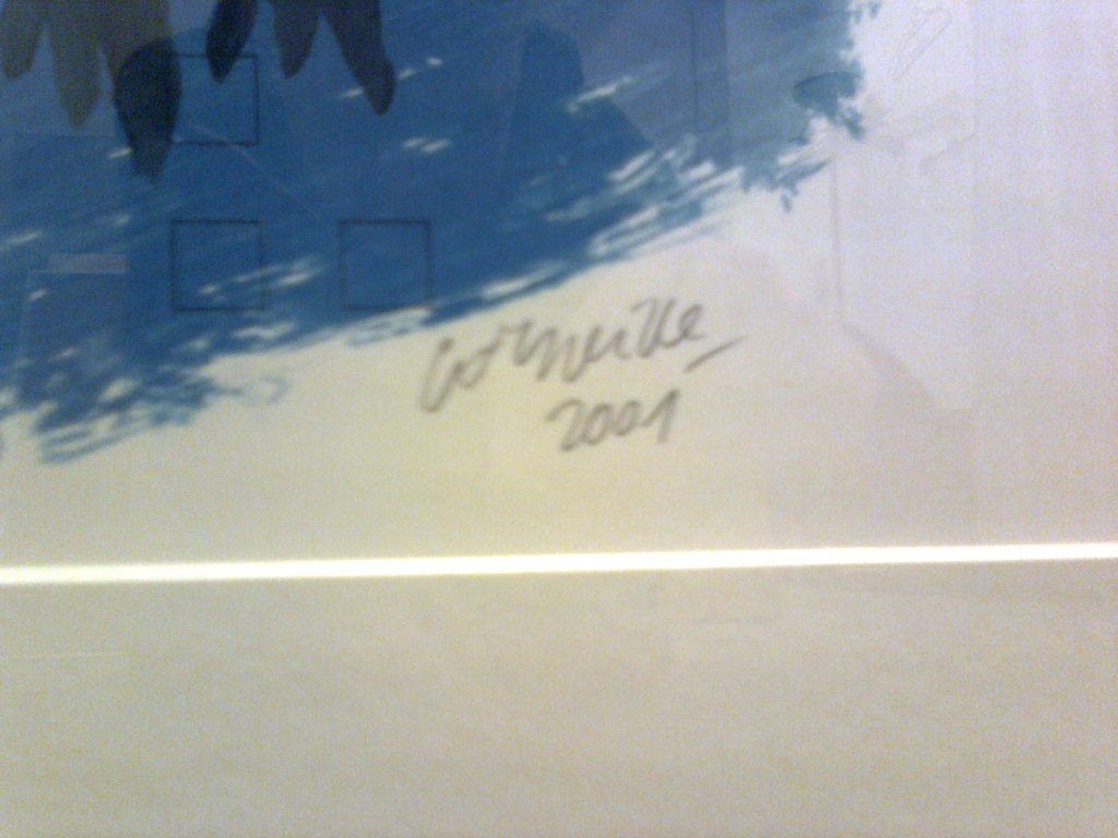 Corneille zeefdruk in lijst, 456/525, 2001 hand gesigneerd, 50x80 in lijst kopen? Bied vanaf 90!