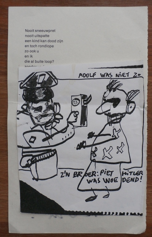 Herman Brood - tekst/gekopieerde tekening/handgeschreven tekst kopen? Bied vanaf 1!