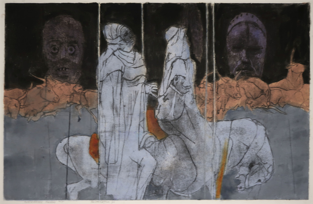 Ru van Rossem: Ets, Afrikaanse ruiters (Groot) kopen? Bied vanaf 100!